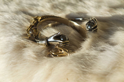 OZMA adornments - Soothsayer Cuff: Silver w/ hematite - PMA Store at the Portland Museum of Art, Maine