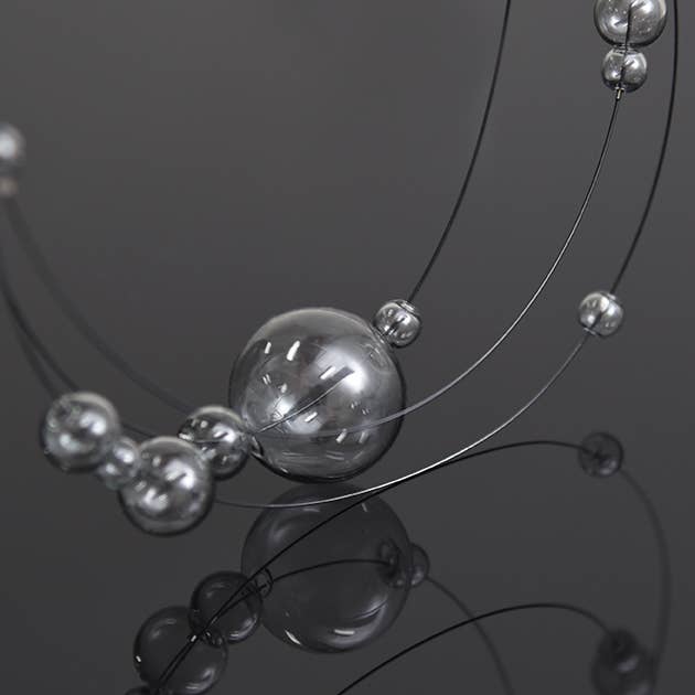 Pursuits - Cumulus Necklace: Silver Aqua