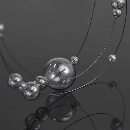 Pursuits - Cumulus Necklace: Silver Aqua