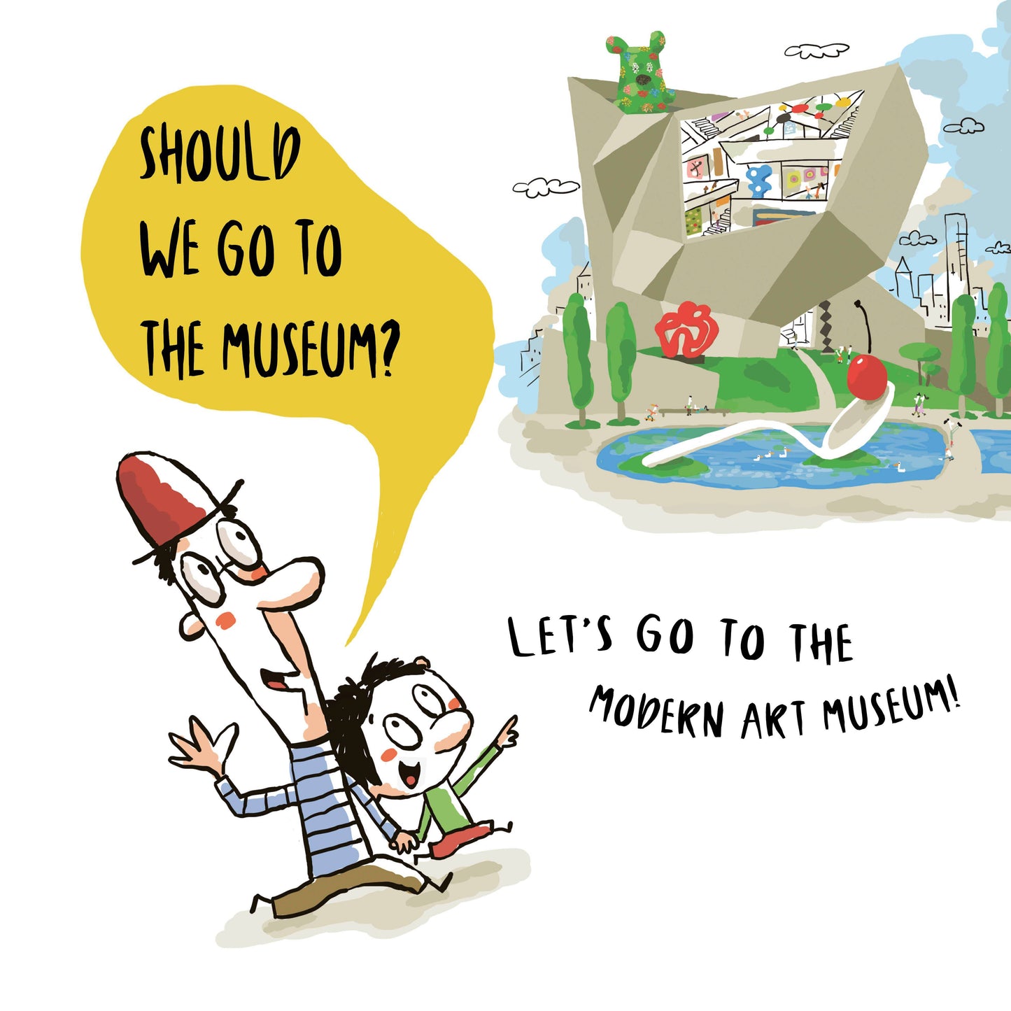 Schiffer Kids - Let's Go to the Museum: A Modern Art Adventure Maze - PMA Store at the Portland Museum of Art, Maine