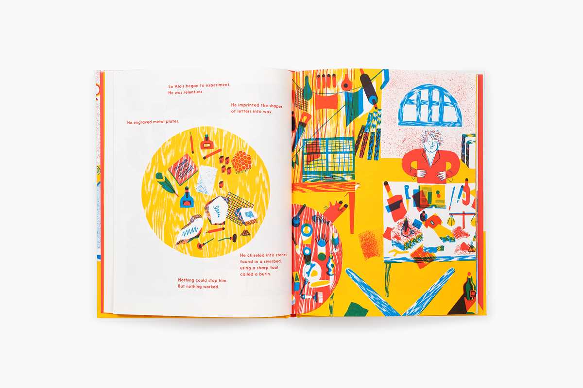 Simon & Schuster - Meet the Lithographer by Gaby Bazin: Hardcover; 40 pages / English - PMA Store at the Portland Museum of Art, Maine