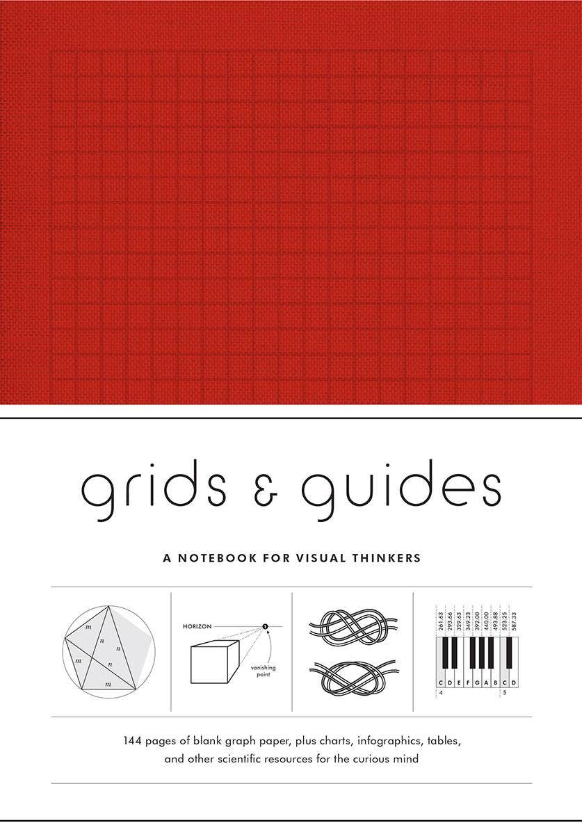 Chronicle Books - Grids & Guides (Red) - PMA Store at the Portland Museum of Art, Maine