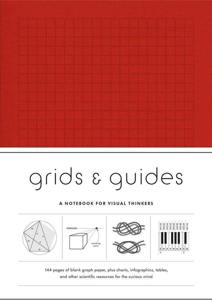 Chronicle Books - Grids & Guides (Red) - PMA Store at the Portland Museum of Art, Maine