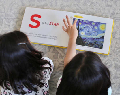 Simon & Schuster - ABCs of Art by Sabrina Hahn: Board Books; 64 pages / English - PMA Store at the Portland Museum of Art, Maine