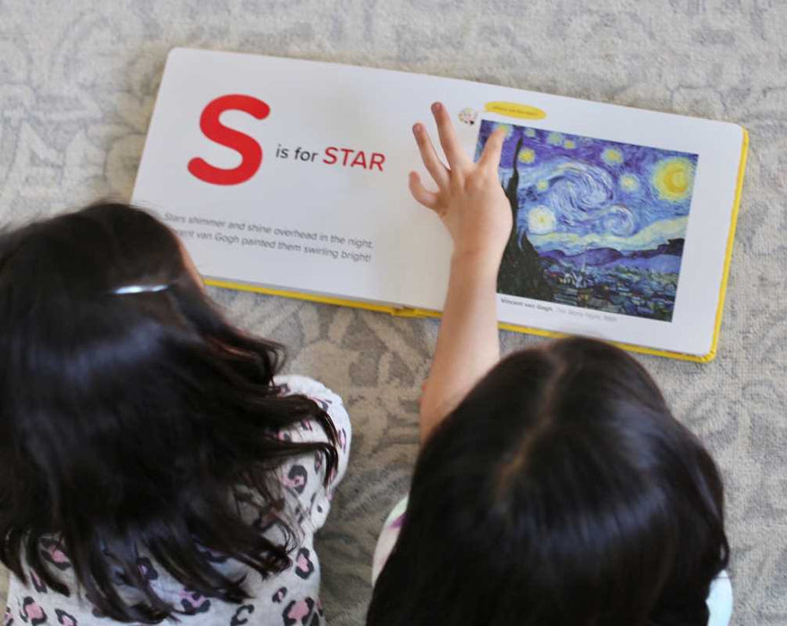 Simon & Schuster - ABCs of Art by Sabrina Hahn: Board Books; 64 pages / English - PMA Store at the Portland Museum of Art, Maine