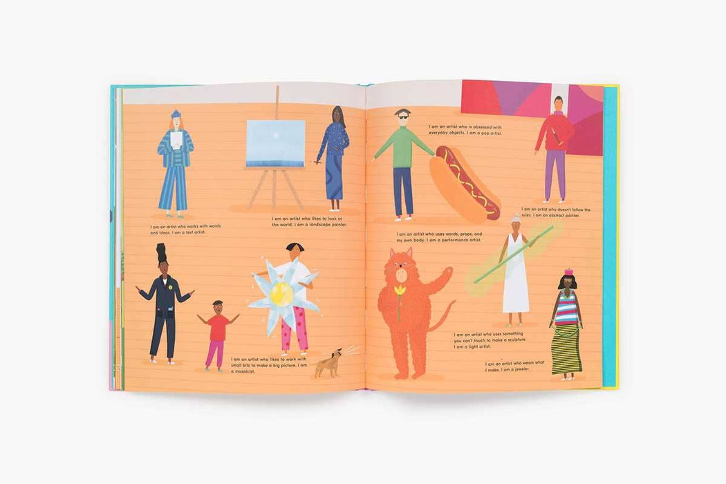 Simon & Schuster - I Am an Artist (Books for Kids, Art for Kids, Art Book) by Doro Globus: Hardcover; 40 pages / English - PMA Store at the Portland Museum of Art, Maine