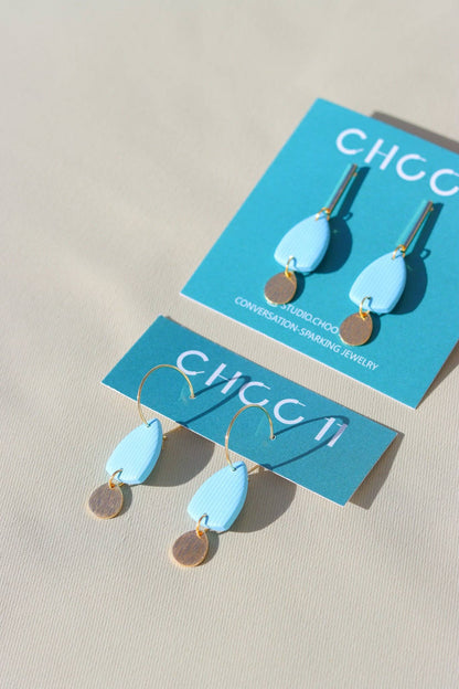 BONNIE EARRING: Lavender / Bar posts - PMA Store at the Portland Museum of Art, Maine