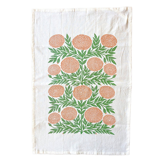 Katharine Watson - Marigold Tea Towel - PMA Store at the Portland Museum of Art, Maine