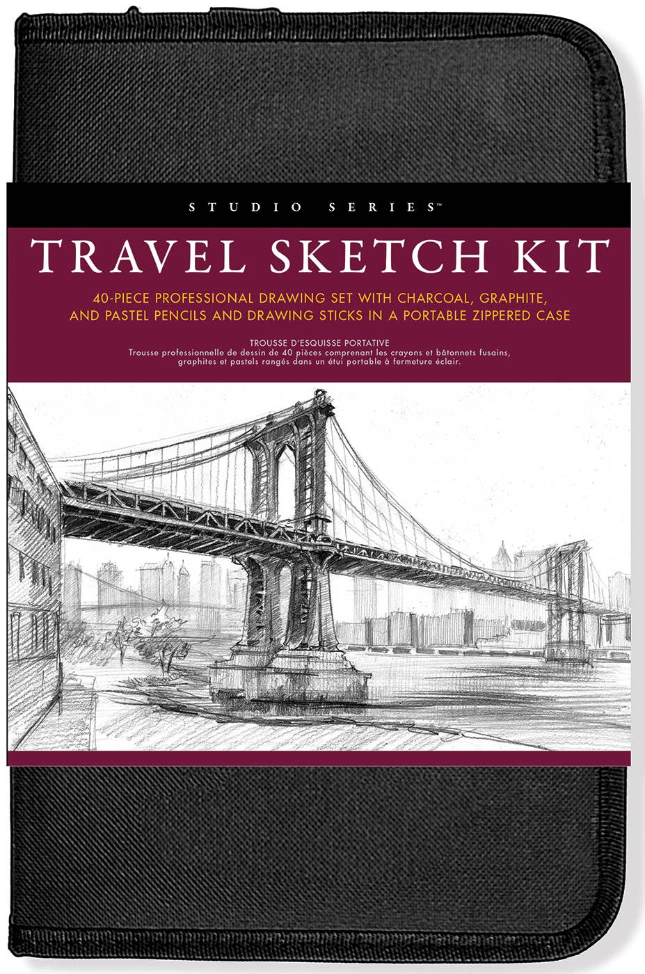 Peter Pauper Press - Studio Series Travel Sketch Kit (40 pieces) - PMA Store at the Portland Museum of Art, Maine