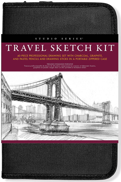 Peter Pauper Press - Studio Series Travel Sketch Kit (40 pieces) - PMA Store at the Portland Museum of Art, Maine