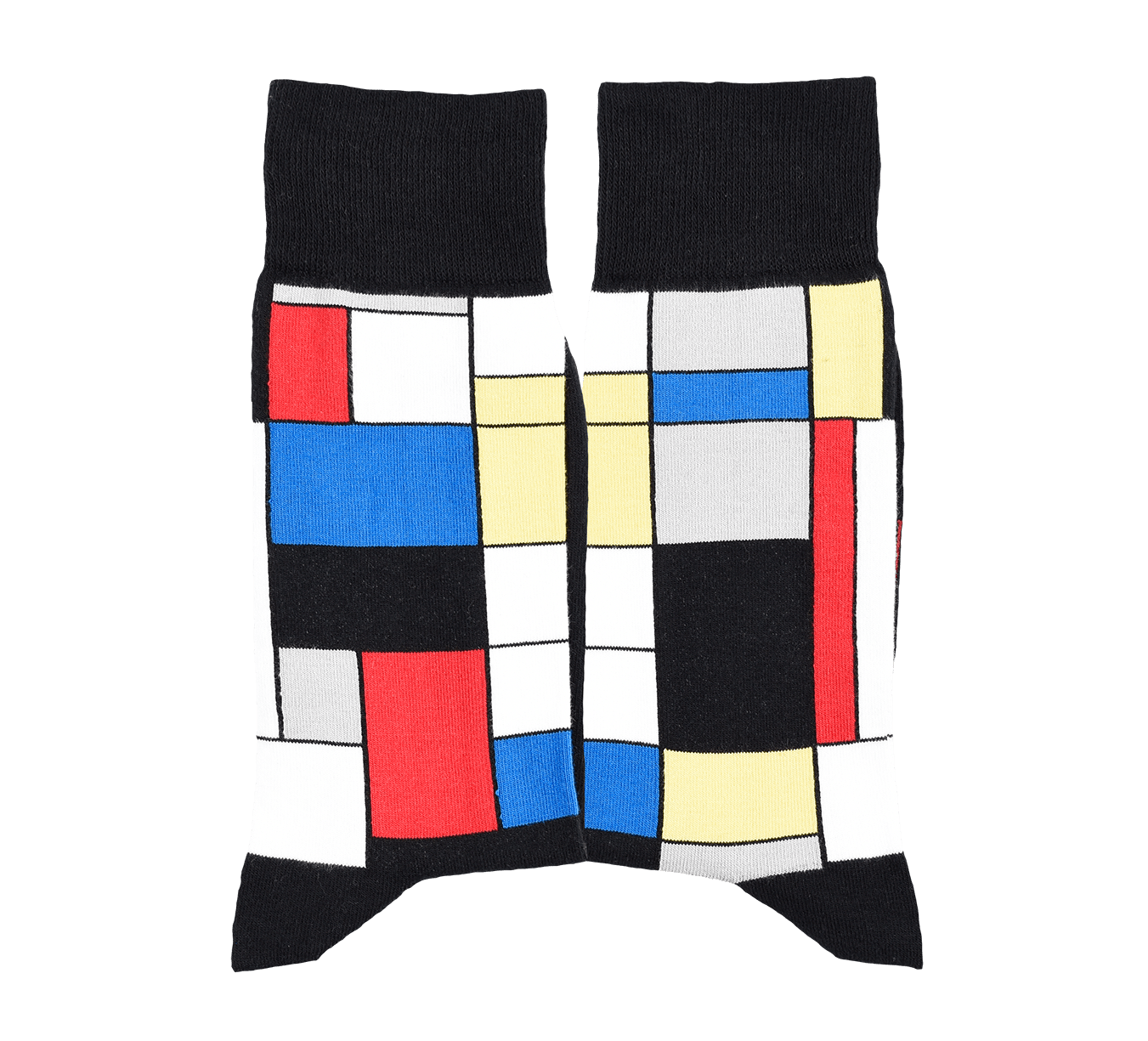 ART SOX - MuseARTa GmbH - Piet Mondrian - Composition with Red, Blue and Yellow: EU 36-40 | UK 3½-6½ | US 6-9 - PMA Store at the Portland Museum of Art, Maine
