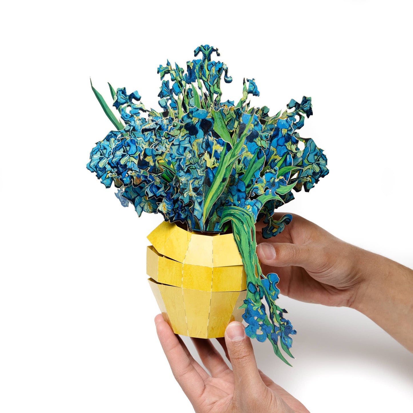 Today is Art Day - Vincent van Gogh - Vase of Irises - Paper Bouquet - PMA Store at the Portland Museum of Art, Maine