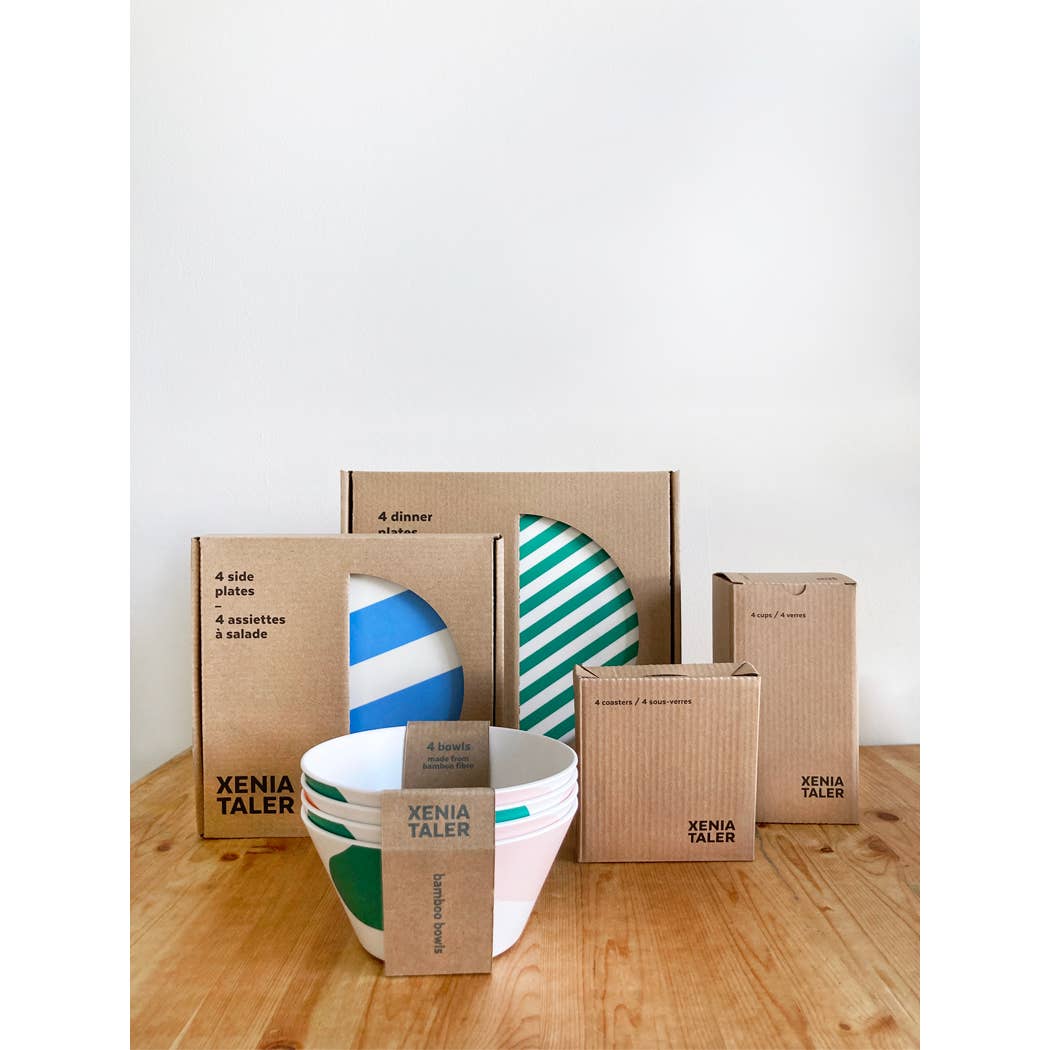 Xenia Taler - Terrazzo Side Plates Assorted - Set of 4: Ship inside gift box - PMA Store at the Portland Museum of Art, Maine