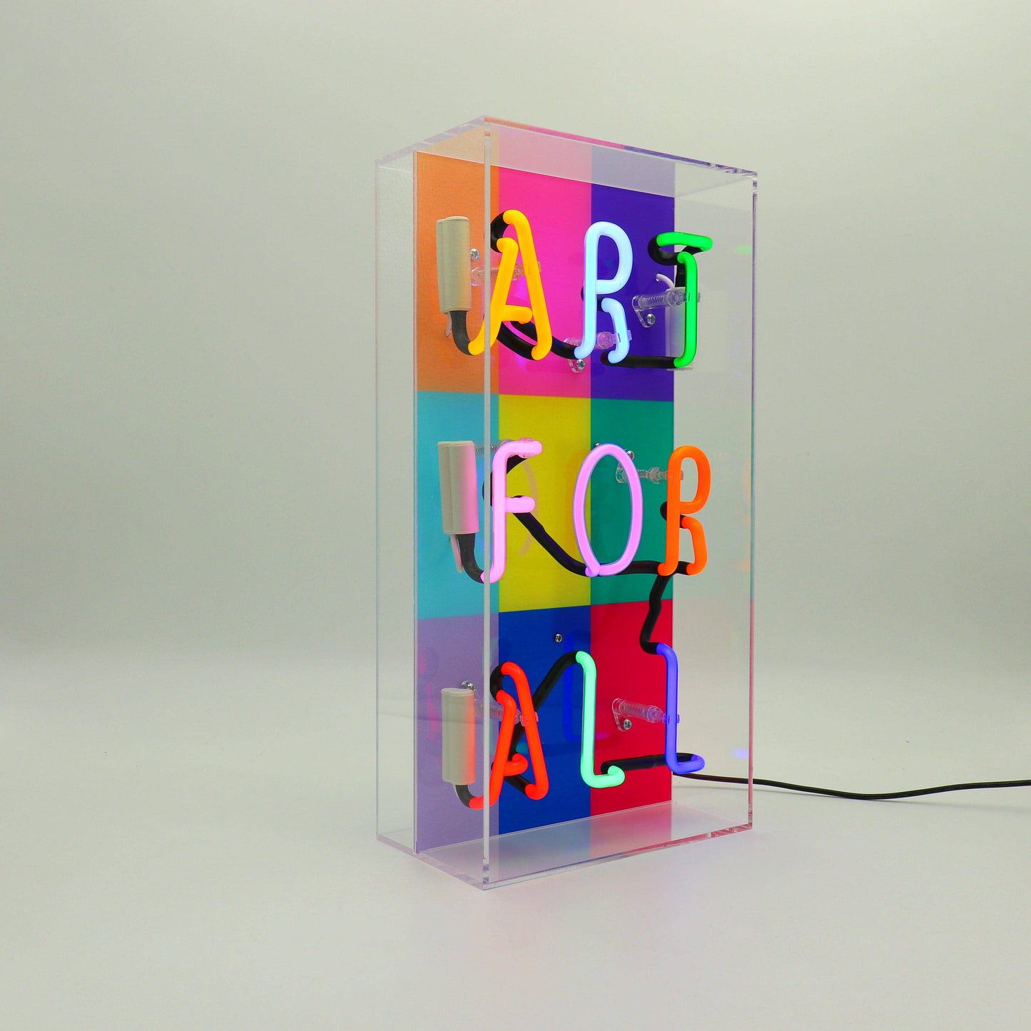 Locomocean - 'Art For All' Glass Neon Sign - PMA Store at the Portland Museum of Art, Maine