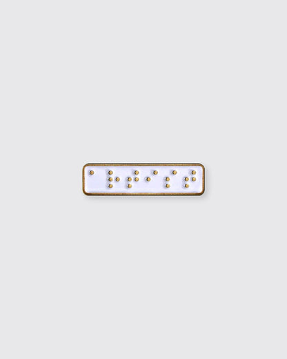 Pin Museum - Artist (Braille) • Enamel Pin - PMA Store at the Portland Museum of Art, Maine