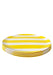Xenia Taler - 'Cabana' Yellow Stripe Dinner Plate - Set of 4: Ship inside gift box - PMA Store at the Portland Museum of Art, Maine