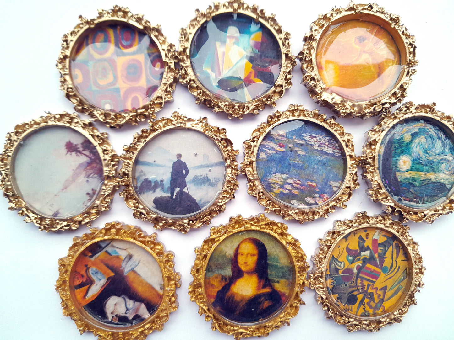 SUPERAWWWSOME - Miniature Artwork Mini Dollhouse Painting fancy frame Magnet - PMA Store at the Portland Museum of Art, Maine
