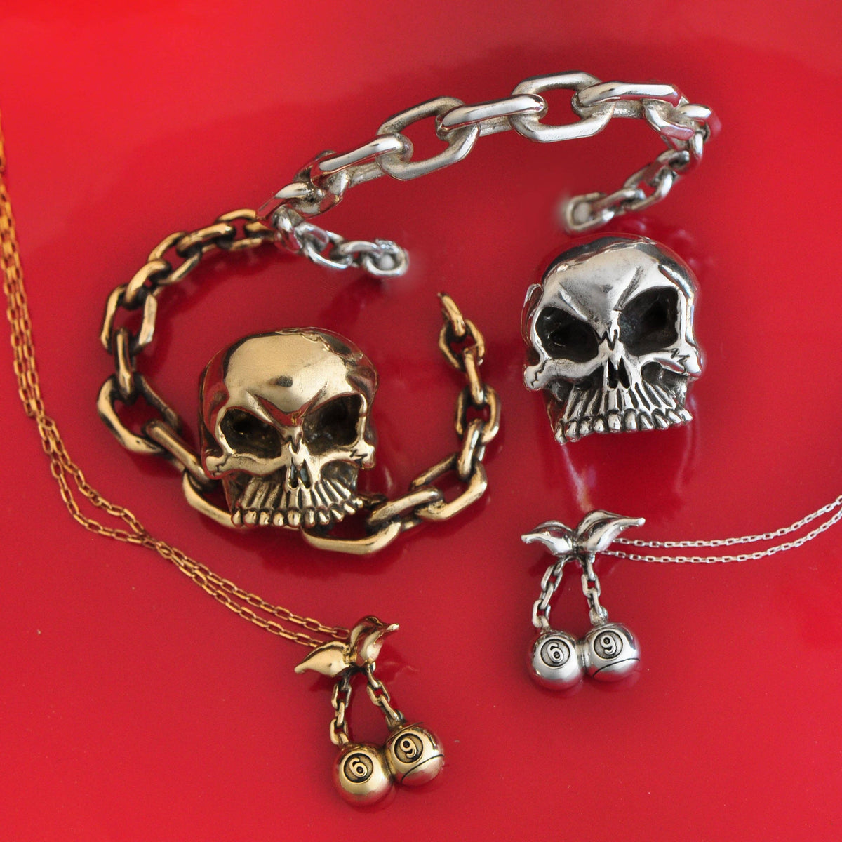 OZMA adornments - UFO Chain Cuff - Bracelet: Brass - PMA Store at the Portland Museum of Art, Maine