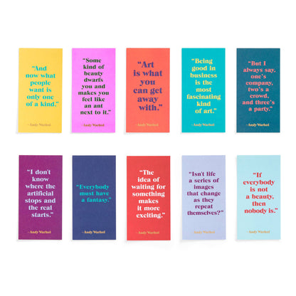 Chronicle Books - Andy Warhol Philosophy Correspondence Cards - PMA Store at the Portland Museum of Art, Maine