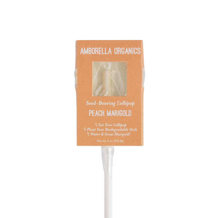Amborella Organics - Blooming Lollipop Bundle (Eat, Plant & Grow a Herb/Flower) - PMA Store at the Portland Museum of Art, Maine