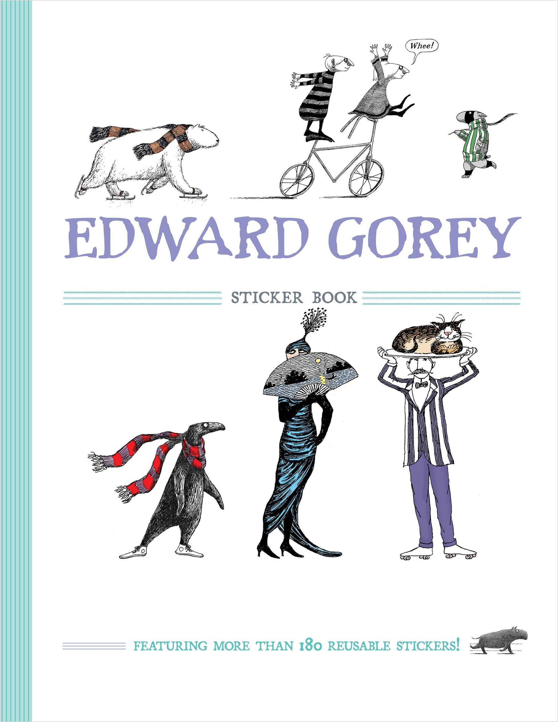 Pomegranate - Edward Gorey Sticker Book - PMA Store at the Portland Museum of Art, Maine