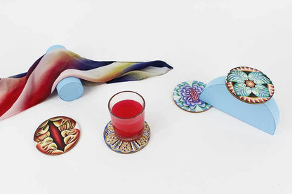 Third Drawer Down USA - Set of Four Coasters x Judy Chicago - PMA Store at the Portland Museum of Art, Maine
