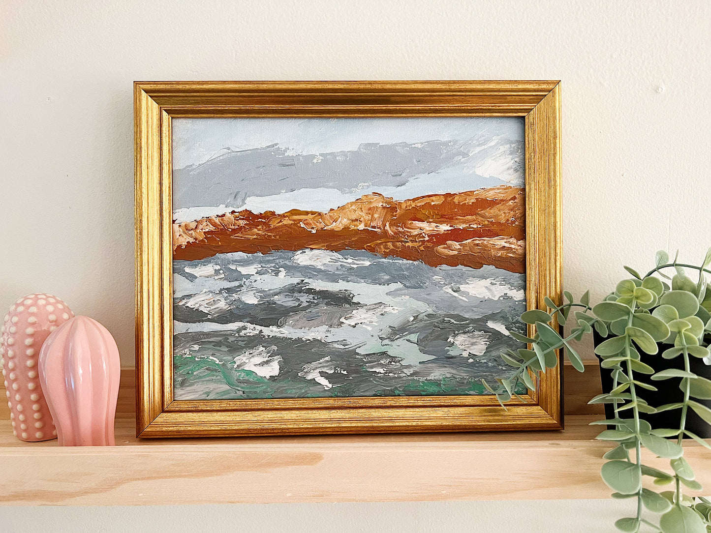Cate Paper Co. - Coastal Cliffs palette knife painting kit - PMA Store at the Portland Museum of Art, Maine
