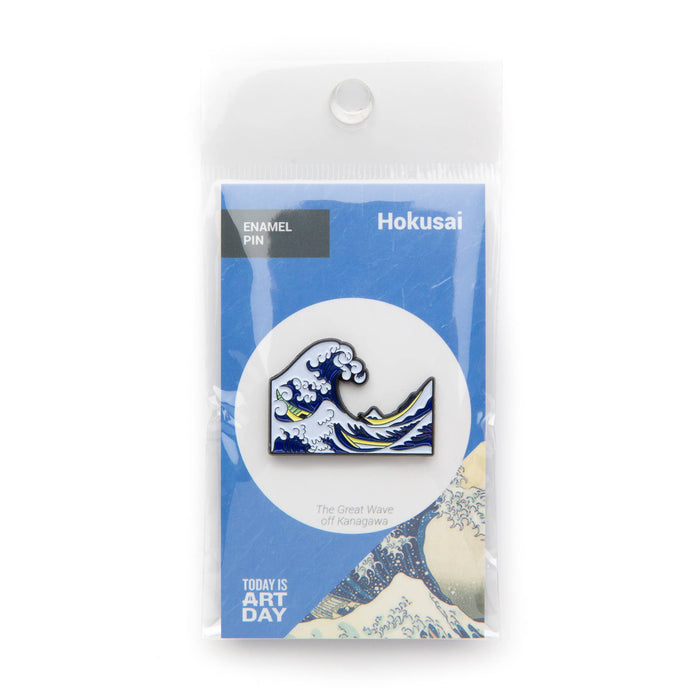 Today is Art Day - Pin - Great Wave - Hokusai