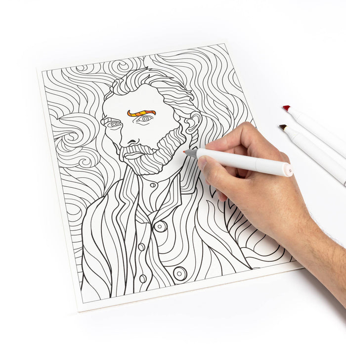 Today is Art Day - Coloring Book - Vincent van Gogh