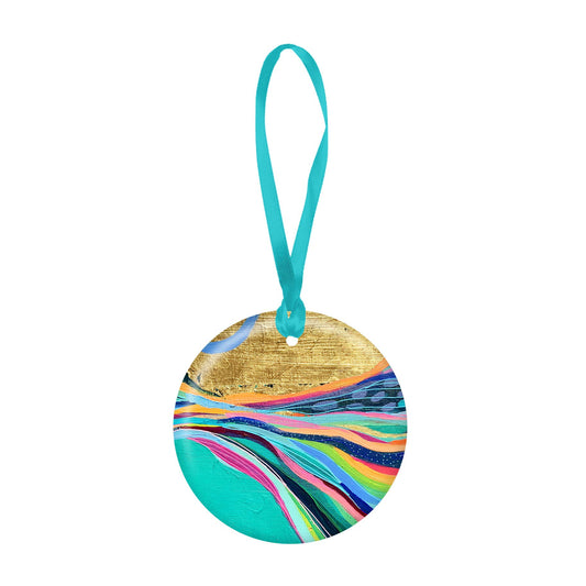 EttaVee "Rainbow Riviera 1"Keepsake Ornament - PMA Store at the Portland Museum of Art, Maine