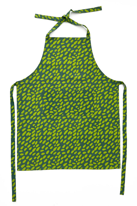 See Design - Apron: Small Totem Blue/Blue