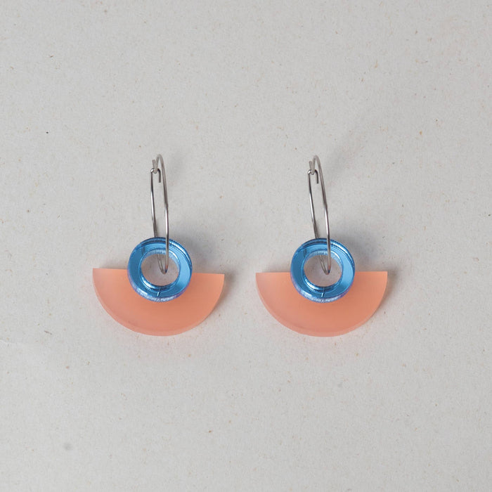 NEW Blok Earrings - Color: Yellow and Purple - PMA Store at the Portland Museum of Art, Maine