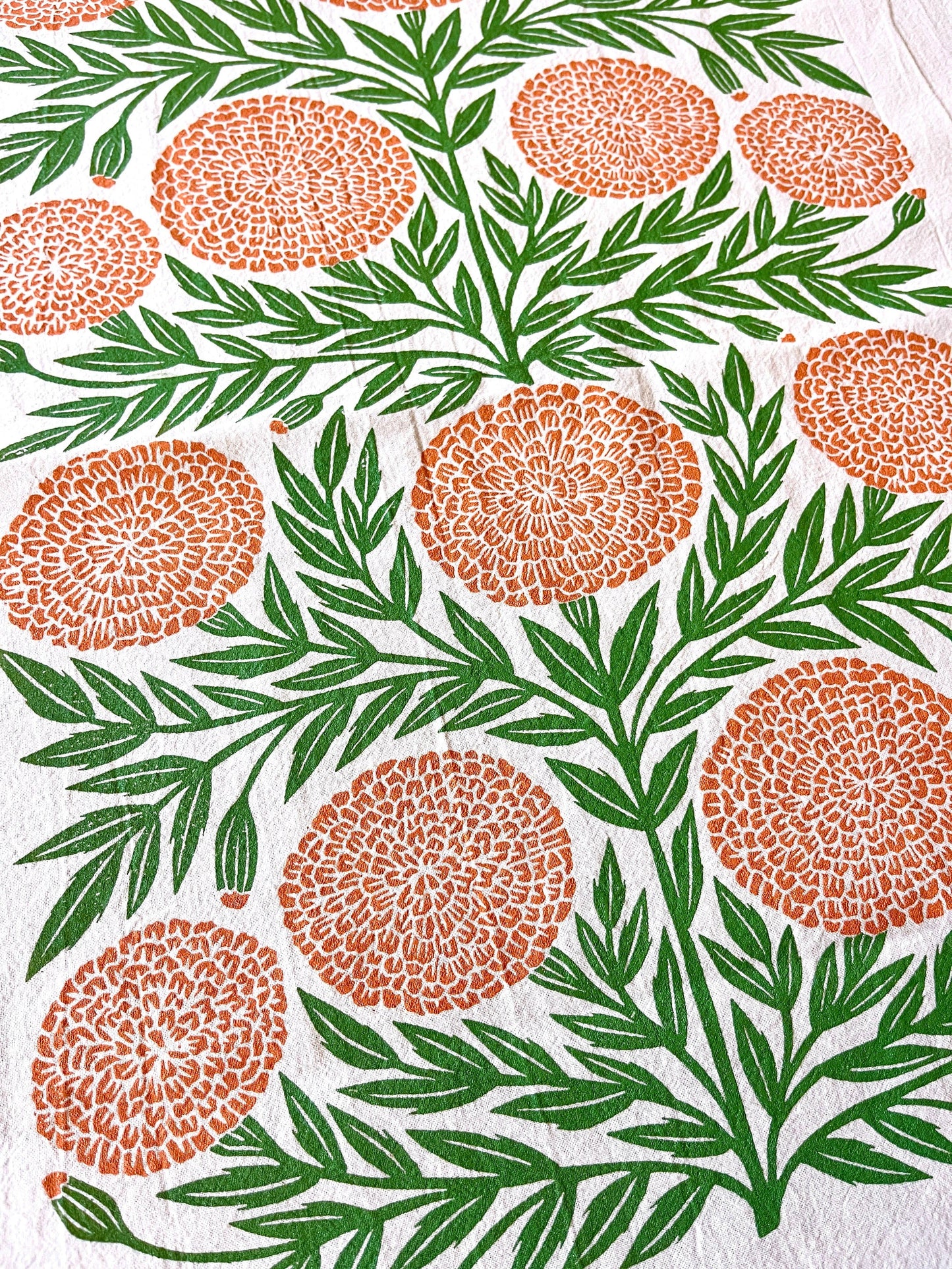 Katharine Watson - Marigold Tea Towel - PMA Store at the Portland Museum of Art, Maine