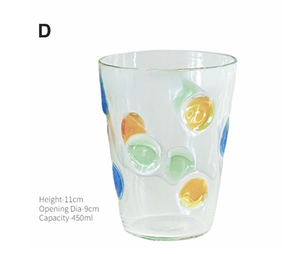 Candy Color Dots Glass Cup: D - PMA Store at the Portland Museum of Art, Maine