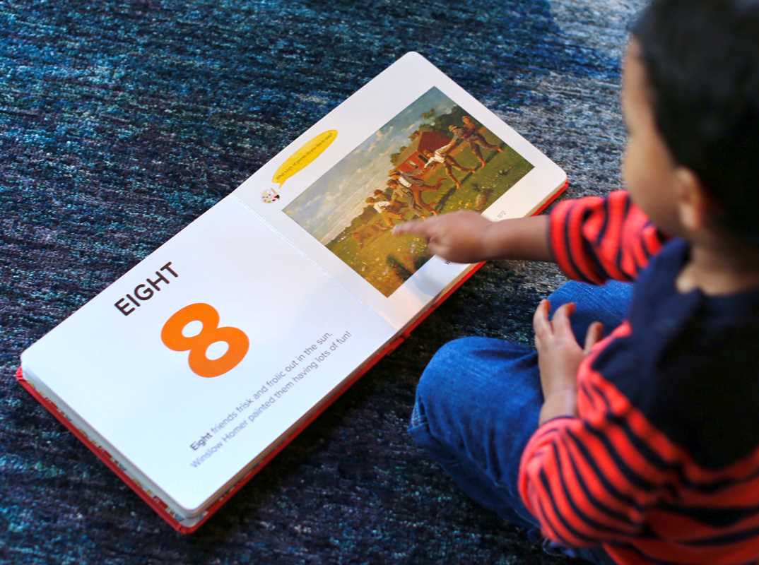 Simon & Schuster - 123s of Art by Sabrina Hahn: Board Books; 48 pages / English - PMA Store at the Portland Museum of Art, Maine
