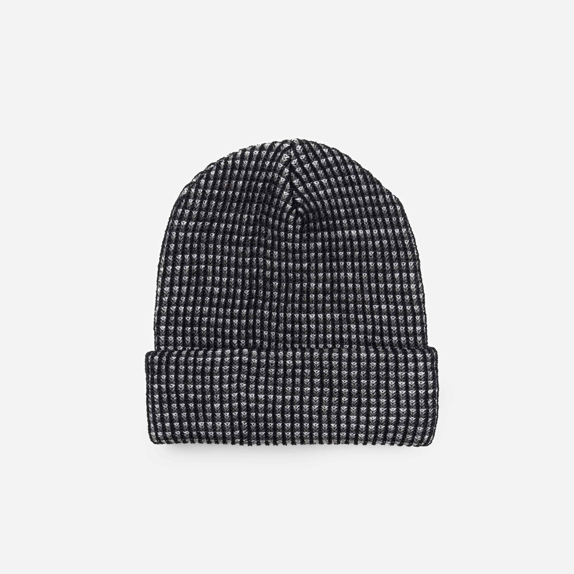 Simple Grid Knit Beanie: Lime Pink - PMA Store at the Portland Museum of Art, Maine