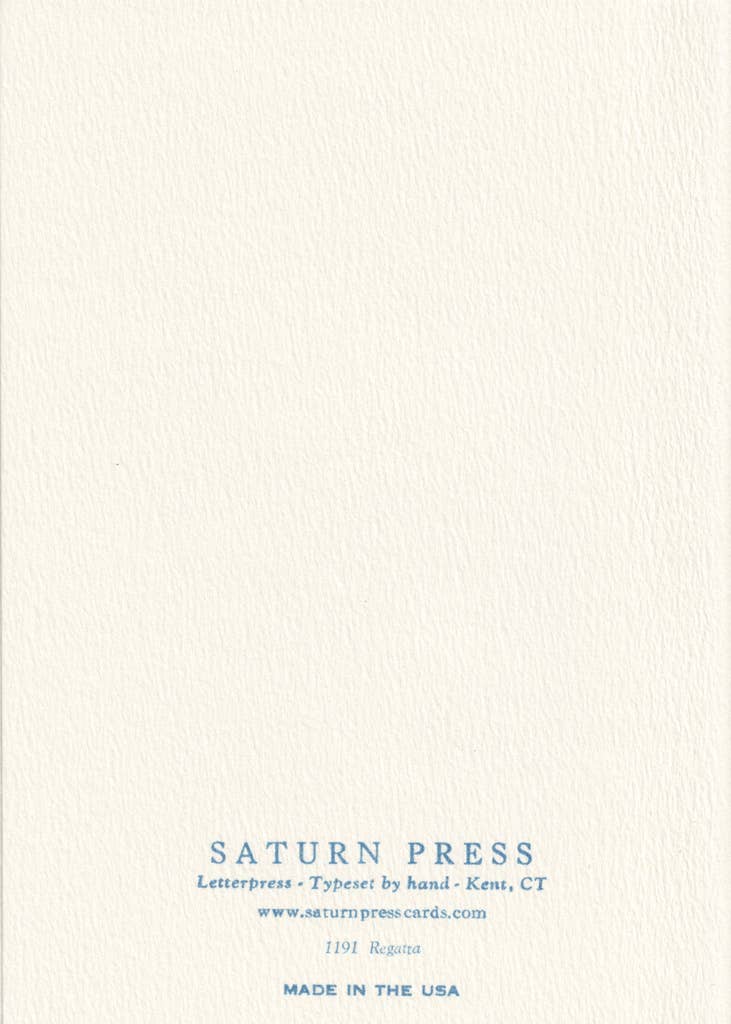 Saturn Press - Regatta: Unsleeved - PMA Store at the Portland Museum of Art, Maine