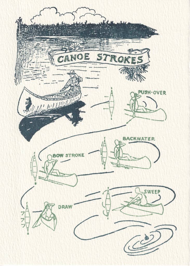 Saturn Press - Canoe Strokes: Unsleeved - PMA Store at the Portland Museum of Art, Maine