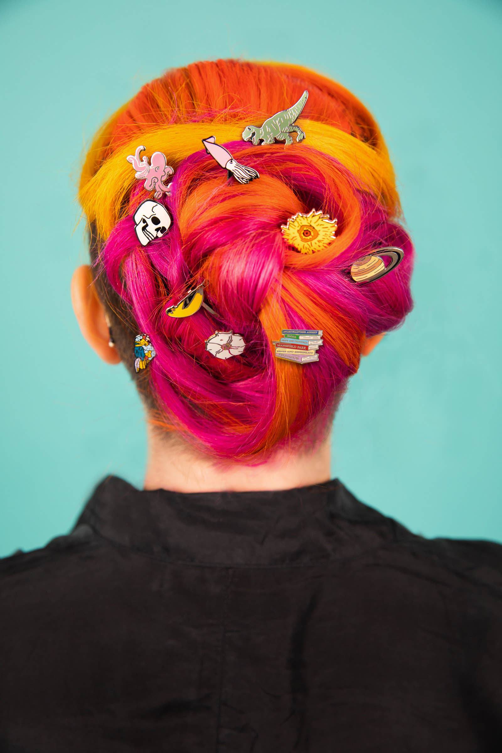 Unemployed Philosophers Guild - Great Flowers of Art Hair Pins - PMA Store at the Portland Museum of Art, Maine
