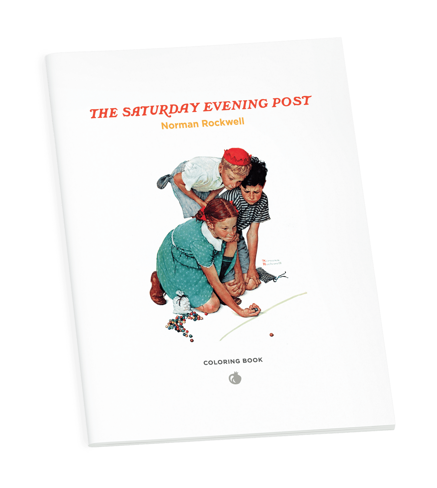 Pomegranate - Norman Rockwell Coloring Book - PMA Store at the Portland Museum of Art, Maine