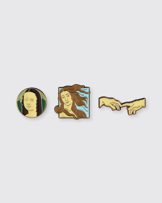 Italian Renaissance (Set of 3) • Enamel Pins - PMA Store at the Portland Museum of Art, Maine