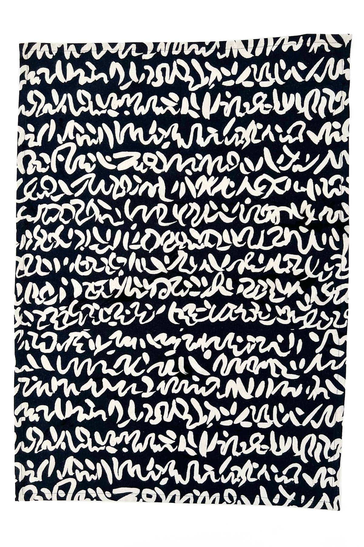 See Design - Tea Towels (Set of 2): Small Totem Aqua/Citron - PMA Store at the Portland Museum of Art, Maine