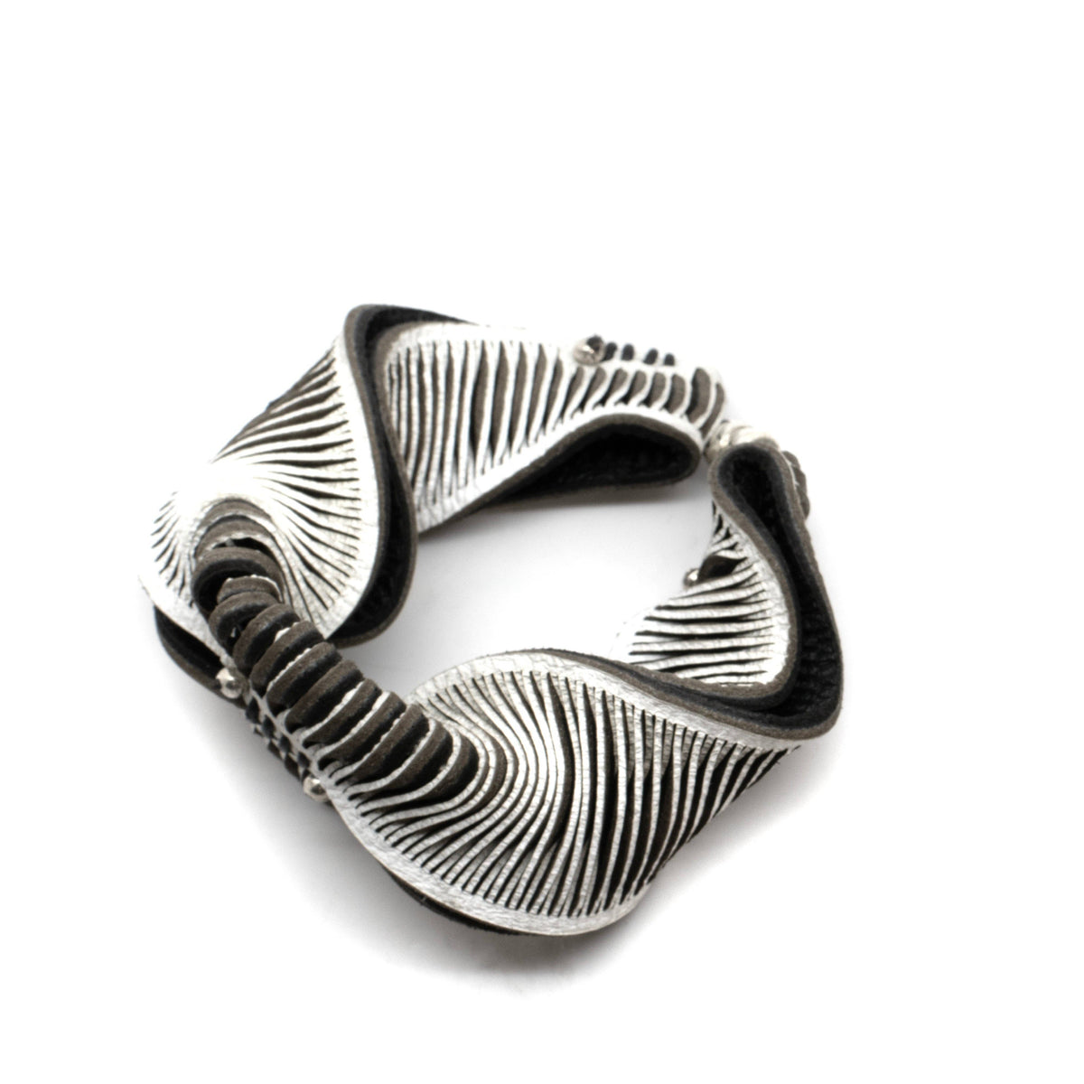 Oropopo - Oryx Horn White Sands Bracelet: Gold - PMA Store at the Portland Museum of Art, Maine