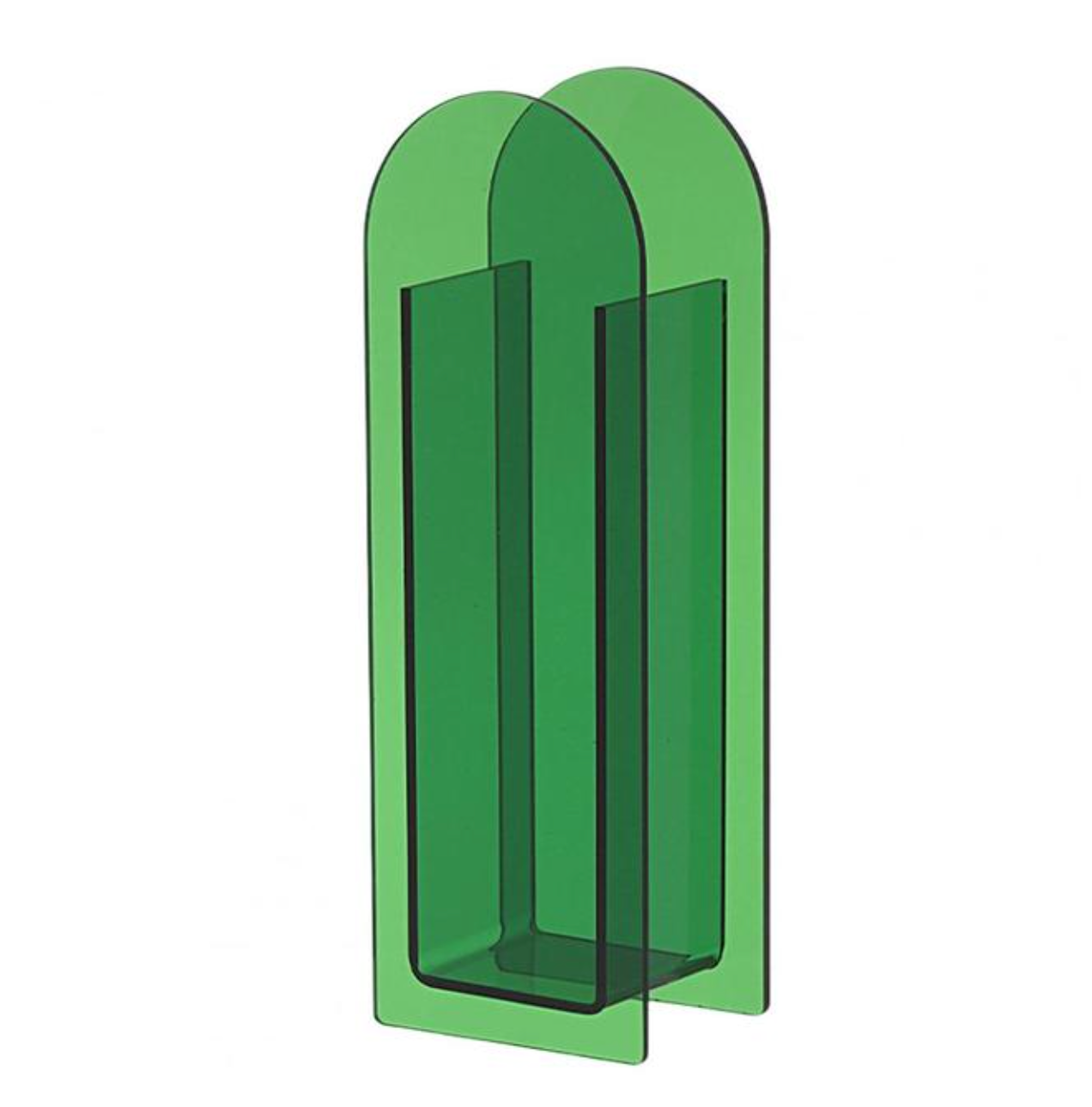 Translucent Acrylic Flower Vase: Green - PMA Store at the Portland Museum of Art, Maine