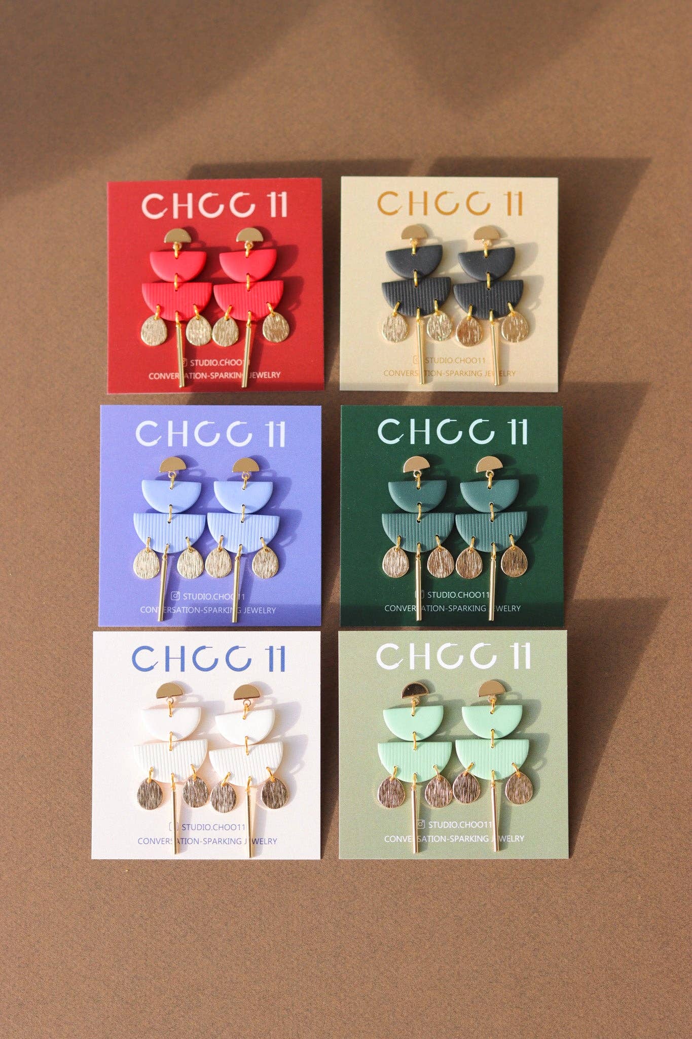 KAYLA EARRINGS // GOLD TONE: Hydrangea - PMA Store at the Portland Museum of Art, Maine