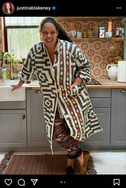 Peking Handicraft - Hypnotic House Robe - Jungalow: XS/S - PMA Store at the Portland Museum of Art, Maine