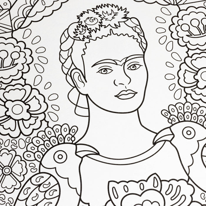 Today is Art Day - Coloring Book - Frida Kahlo