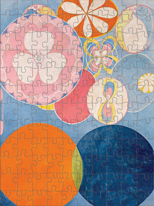 Pomegranate - Hilma af Klint 120-Piece Double-Sided Jigsaw Puzzle Set - PMA Store at the Portland Museum of Art, Maine