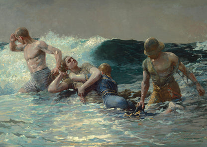 Undertow Winslow Homer 18x 24 Poster