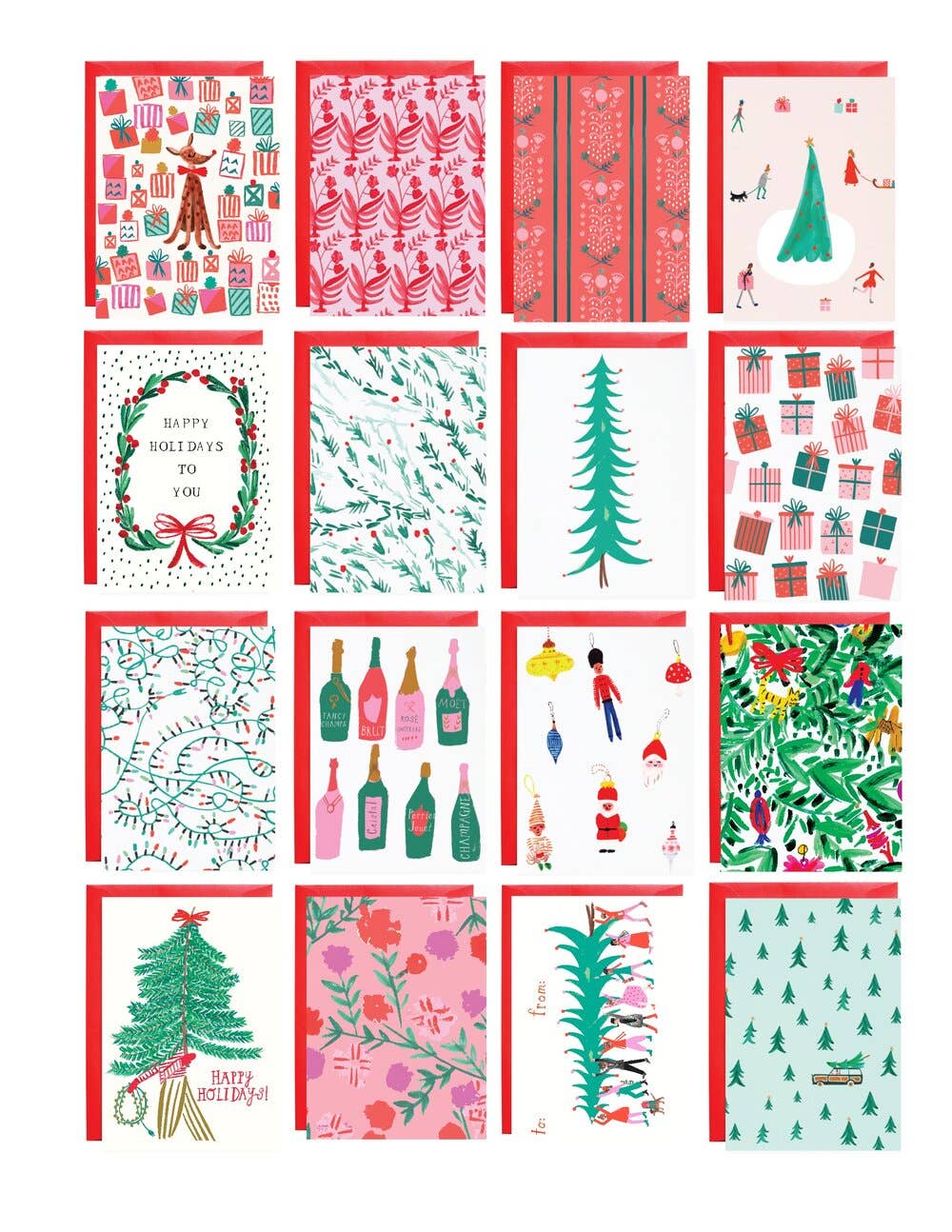 Holiday Petite Cards (Mix): Mix of 36